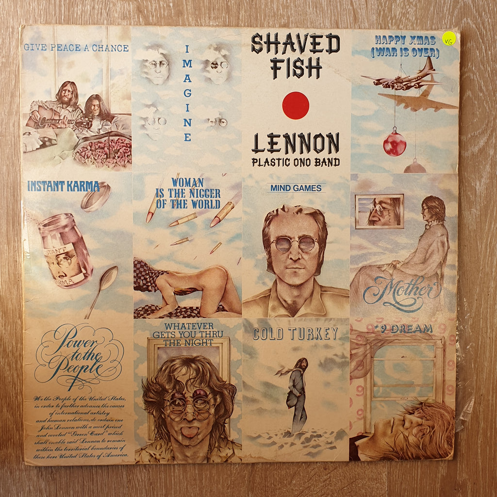 shaved fish john lennon original vinyl